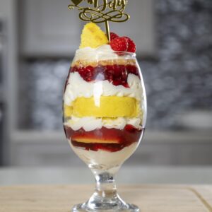 Package Two: Lemon cake with Raspberry Compote