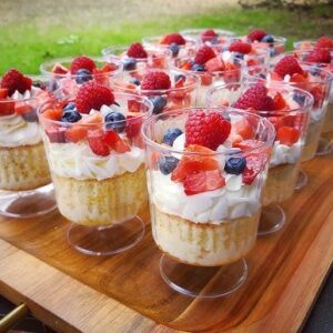 Tres Leches with berries